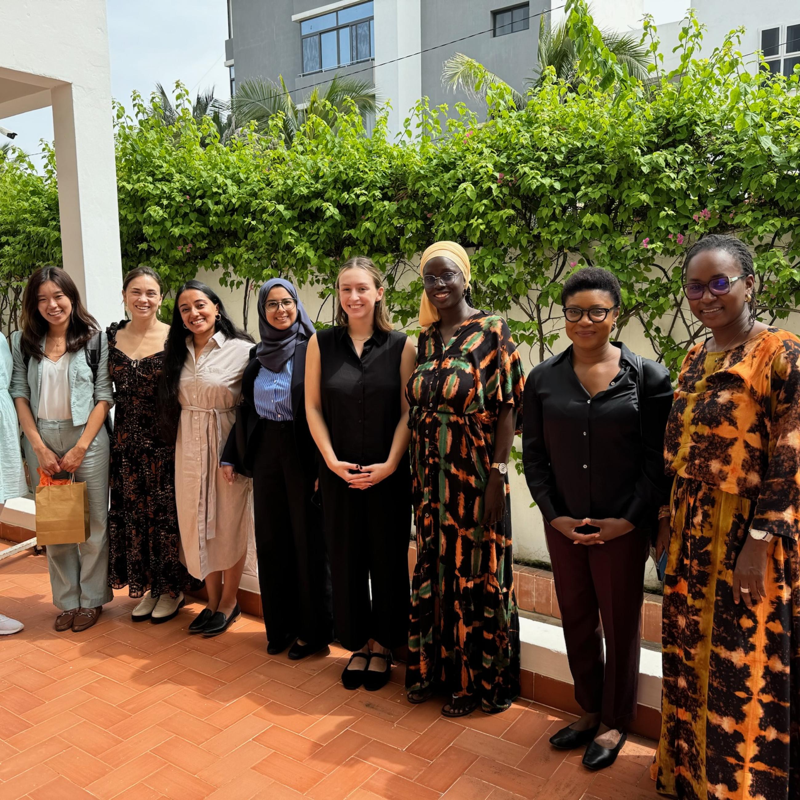 SPIA Policy Workshop, Climate Finance Challenges in Dakar - Devanne Béda-Geuder and students
